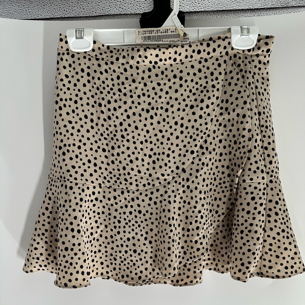 Miami Asymmetrical Black and Cream Skirt